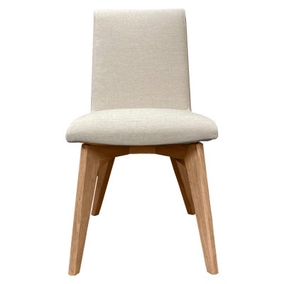 Royce Fabric Dining Chair, Beige / Natural