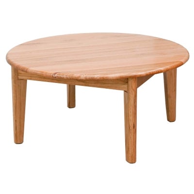 Cabarita Tasmanian Oak Timber Round Coffee Table, 90cm