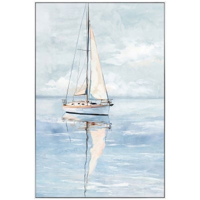 "Tranquil Sail" Framed Canvas Wall Art Paining, Type A, 93cm