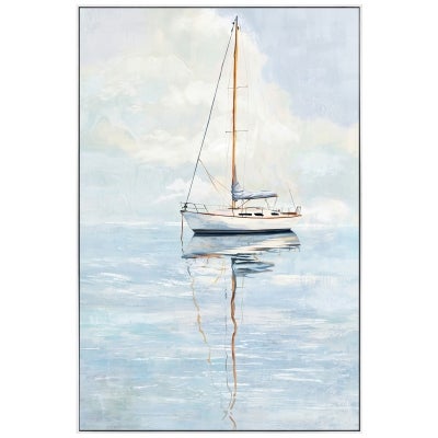 "Tranquil Sail" Framed Canvas Wall Art Paining, Type B, 93cm