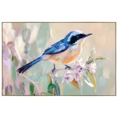 "Wing & Bloom" Framed Canvas Wall Art Paining, 93cm