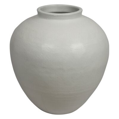 Milos Glazed Ceramic Pot, Medium