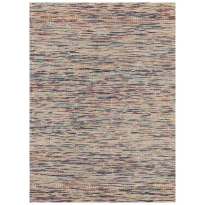 Copacabana Lattice Hand Loomed Wool Rug, 230x160cm, Multi