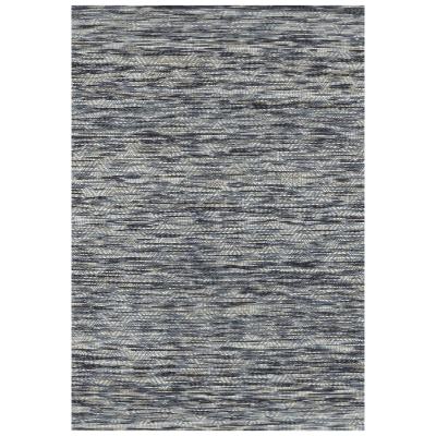 Copacabana Chevron Hand Loomed Wool Rug, 340x240cm, Stone