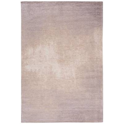 Patina Border Hand Knotted Chenille Rug, 320x420cm, Taupe