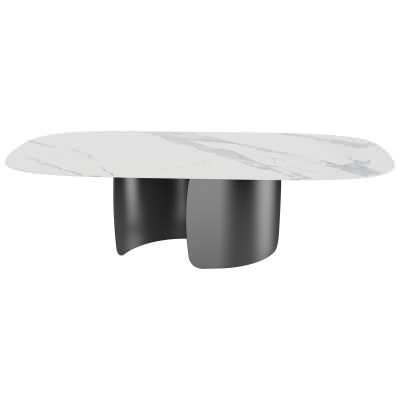 Bariana Ceramic & Metal Dining Table, 260cm