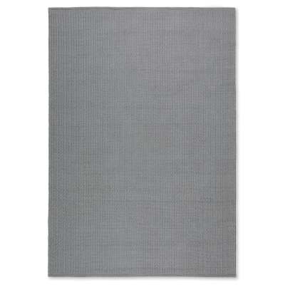 Pebble Flatweave Wool Rug, 365x457cm, Anthracite