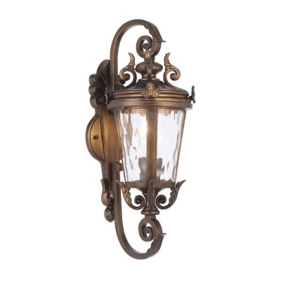 Pedral IP44 Exterior Wall Lantern, Small, Bronze
