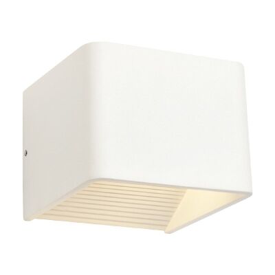 Pentax Aluminium 6W LED Wall Sconce,  Small, Matt White