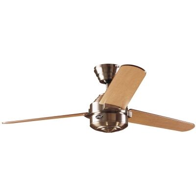 Hunter Carera Brushed Nickel Ceiling Fan with Maple / Dark Walnut Switch Blades