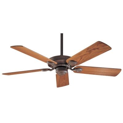 Hunter Outdoor Elements II Weathered Brick Ceiling Fan with Solid Teak Timber Blades