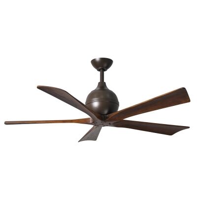 Atlas Irene-5 Ceiling Fan whith Wooden Blades - Textured Bronze