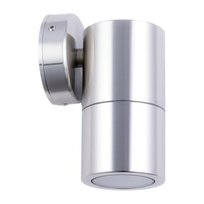 Roslin IP65 Exterior Fixed Down Wall Light, GU10, Stainless Steel