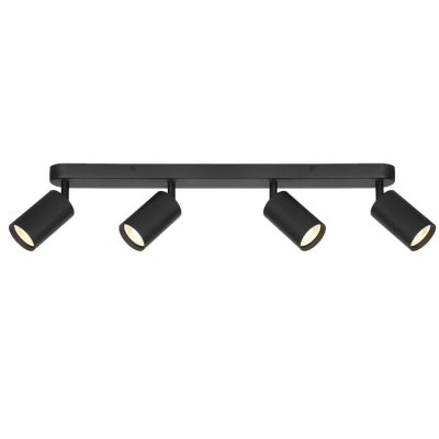 Picard LED Bar Spotlight, 4 Light, CCT, Black