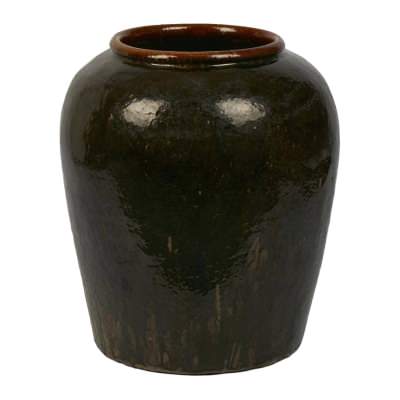 Yun Feng 120 Year Antique Oriental Terracotta Pot