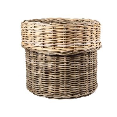 Luxe Rattan Laundry Hamper Basket