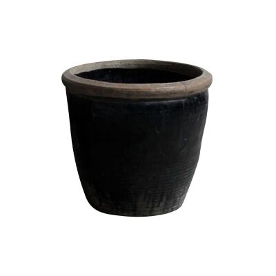 Finola Terracotta Antique Oriental Water Pot, Medium