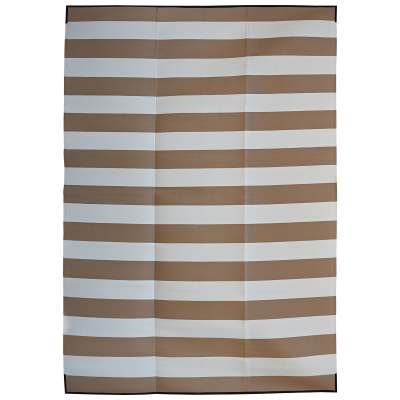Brittany Foldable Waterproof Camping Mat, 360x270cm, Beige