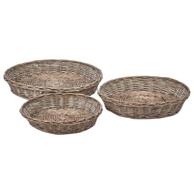 Taurix Willow Round Trays, Set of 3