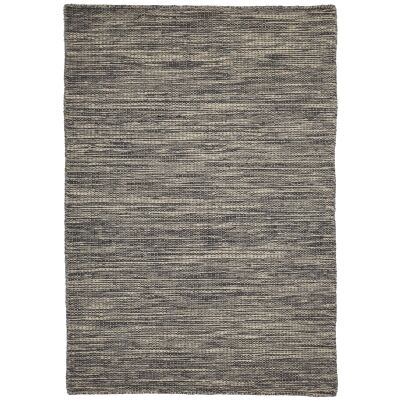 Pronto Handwoven Wool Rug, 225x155cm, Grey