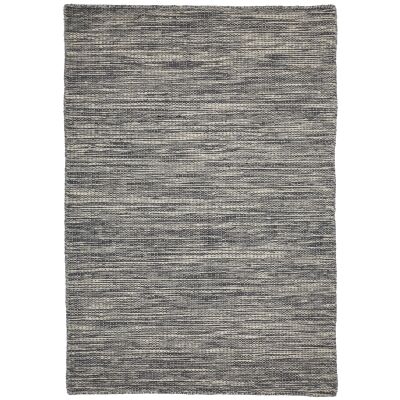 Pronto Handwoven Wool Rug, 130x70cm, Grey