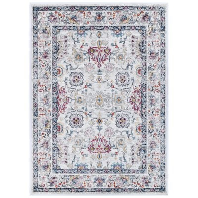 Provence Monaco Transitional Rug, 330x240cm, Ivory / Multi