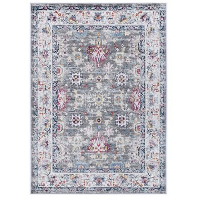 Provence Monaco Transitional Rug, 330x240cm, Grey / Multi