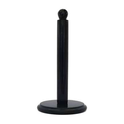 Orvieto Marble Paper Towel Holder, Black
