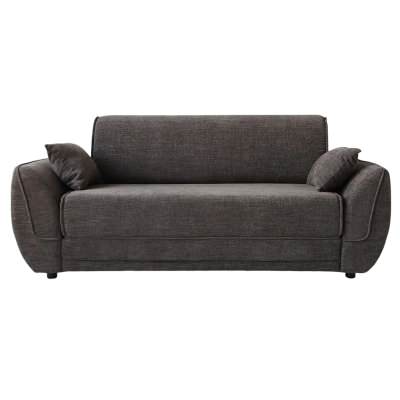 Petal Fabric Fold Out Sofa Bed, Double, Charcoal