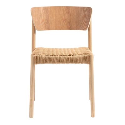 Poise Commercial Grade Timber Dining Chair, Natural