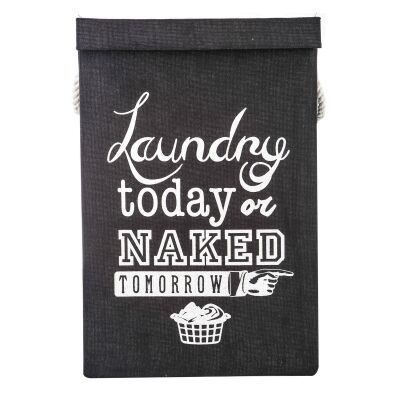 Naked Tomorrow Fabric Laundry Hamper