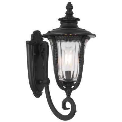 Ramiro IP44 Exterior Wall Lantern, Large, Black