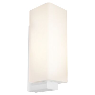 Ramon Glass Wall Light, White