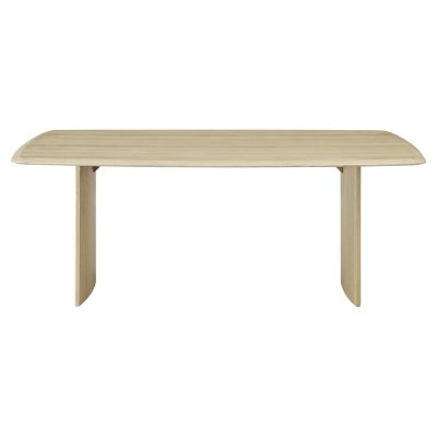 Rumi Wooden Dining Table, 200cm, Natural