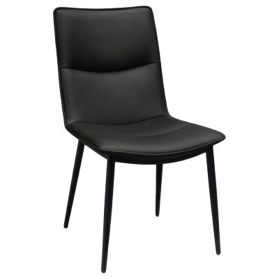 Rovelle PU Leather Dining Chair, Black