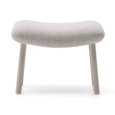 Eiryn Fabric Footstool, Beige