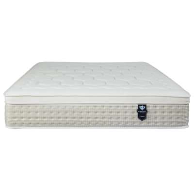 Star Bedding S-400 Boxed Euro Top Pocket Spring Medium Firm Mattress, Double
