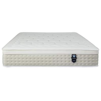 Star Bedding S-400 Boxed Euro Top Pocket Spring Medium Firm Mattress, King