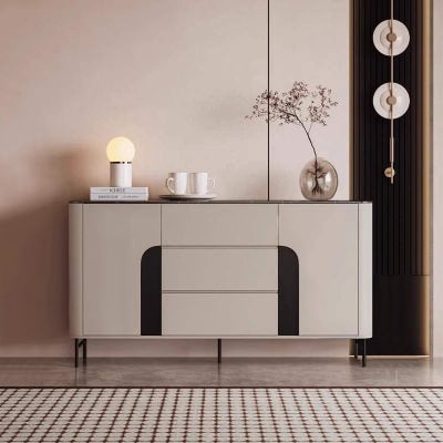 Mira Engineered Stone Top 2 Door 3 Drawer Sideboard, 150cm