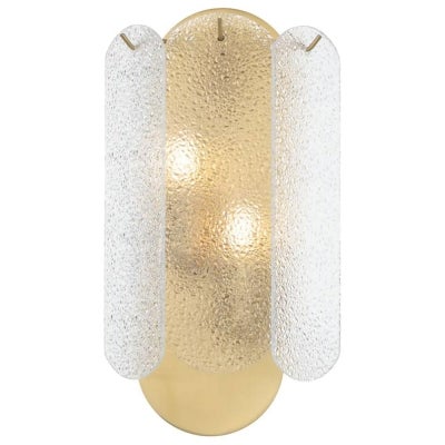 Samona Glass & Iron Wall Light