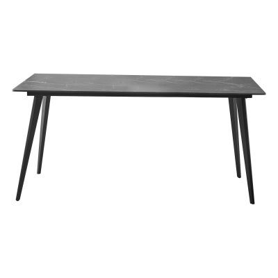 Ayden Ceramic Top Dining Table, 180cm, Black