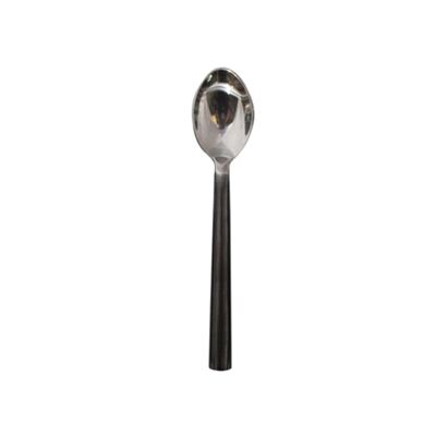 French Country Black Handle Forged Iron Teaspoon