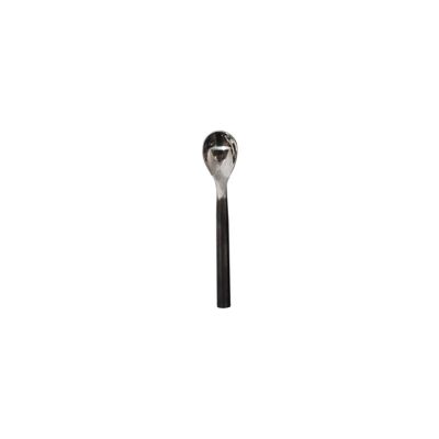 French Country Black Handle Forged Iron Coffee Spoon