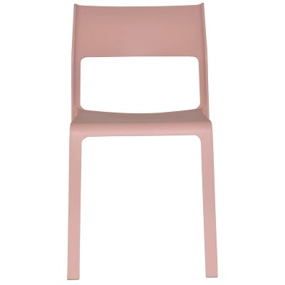 Trill Italian Made Commercial Grade Indoor / Outdoor Dining Chair, Peach