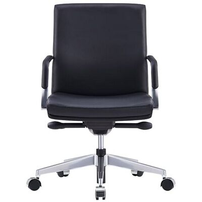 Select Premium Italian Leather Executive Office Chair, Low Back