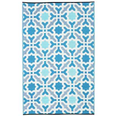 Seville Reversible Outdoor Rug, 270x180cm, Blue