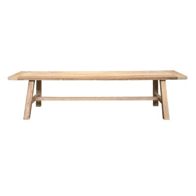 Tiance II Reclaimed Elm Timber Dining Bench, 180cm