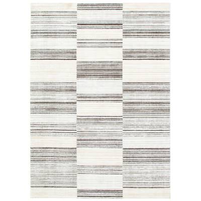 Sierra Lines Modern Rug, 290x200cm, Grey