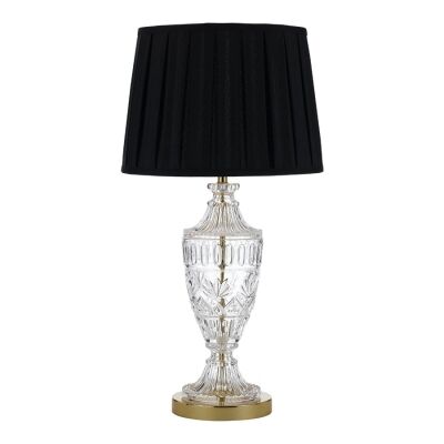 Sigrid Glass Base Table Lamp, Gold