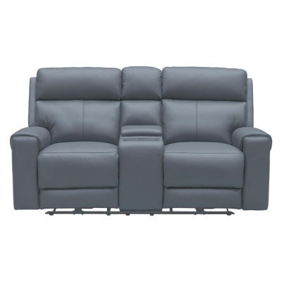 Elowen Leather Electric Recliner Sofa, 2 Seater, Meadow